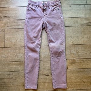 Madewell Rose pink jeans